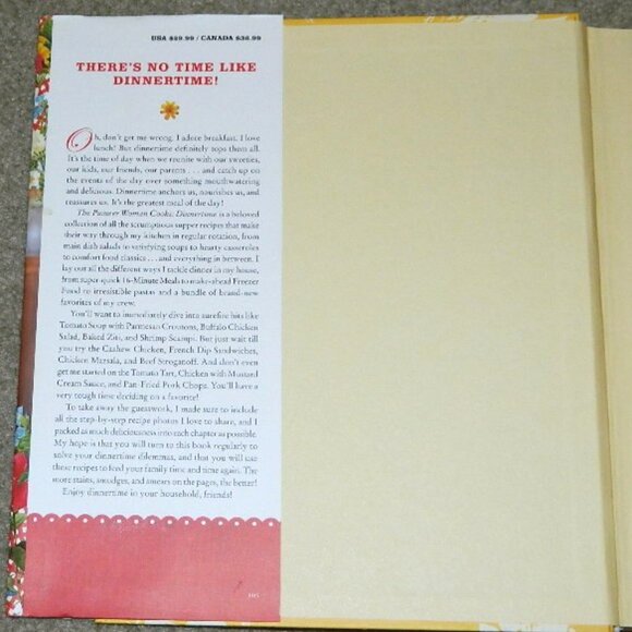PIONEER WOMAN Cookbook DINNERTIME like new - Picture 5 of 9